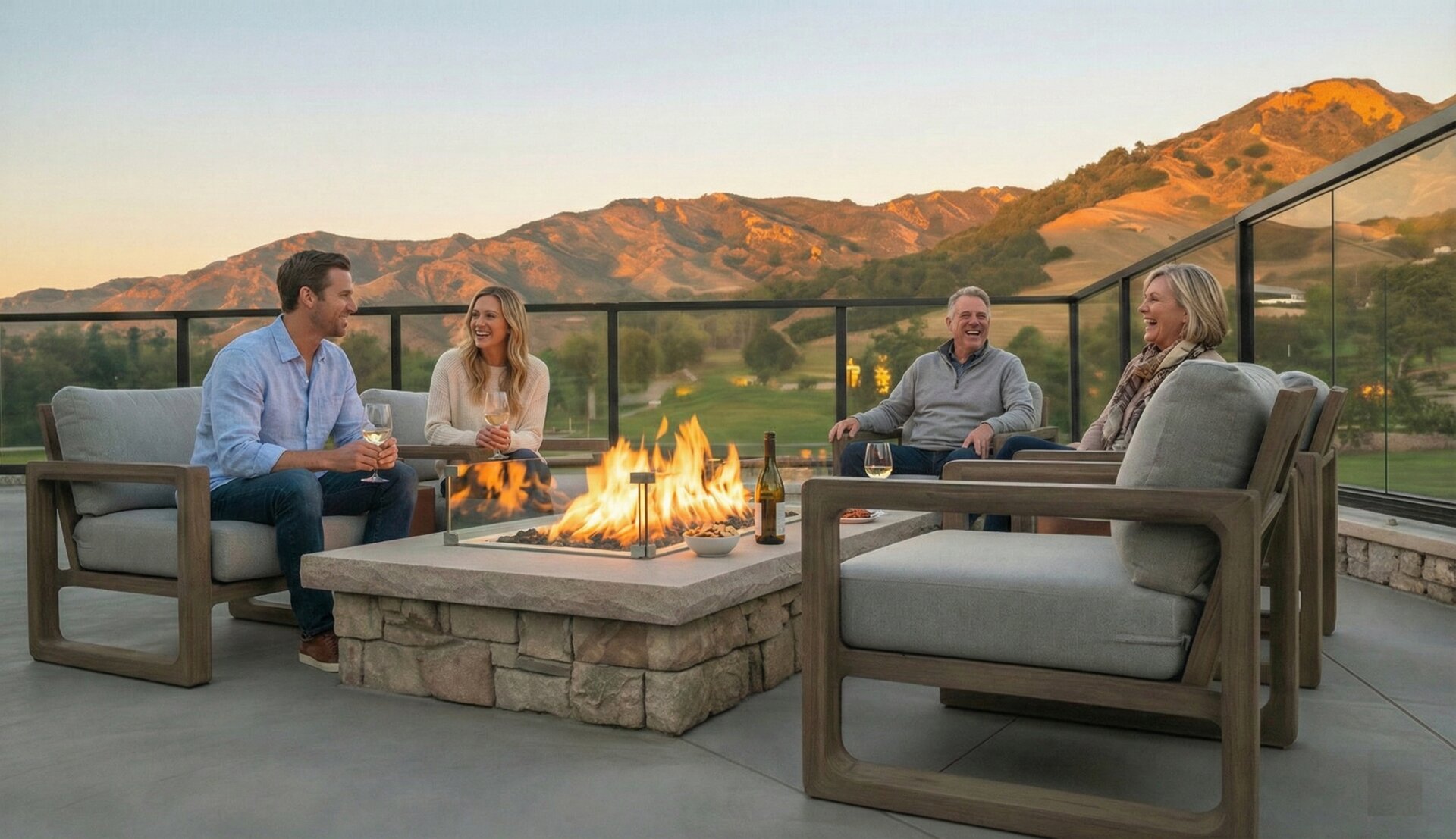 Country Club Glass Railing Systems — glass railing at country club